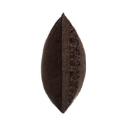 Abbey Sierra Brown 22x22 inch accent pillow by Classic Home with textured fabric and decorative design.