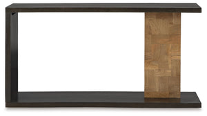 Camlett - Console Sofa Table - Brown - R&R Furniture Gallery (Fountain Valley, CA)