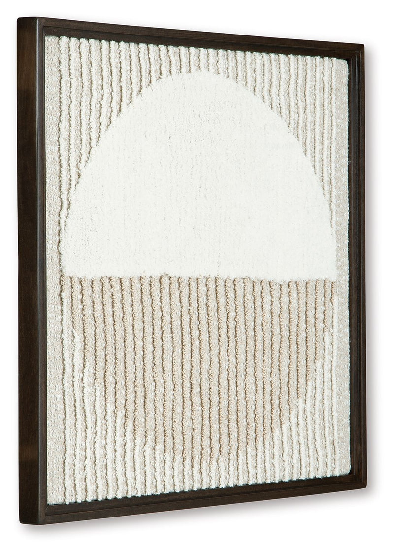 Bachard - Wall Decor - Tan / White - R&R Furniture Gallery (Fountain Valley, CA)