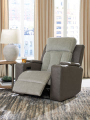 WhipLash - Power Recliner With Adj Headrest - Sisal - R&R Furniture Gallery (Fountain Valley, CA)
