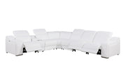 1116 - Power Reclining Italian Leather Sectional - R&R Furniture Gallery (Fountain Valley, CA)
