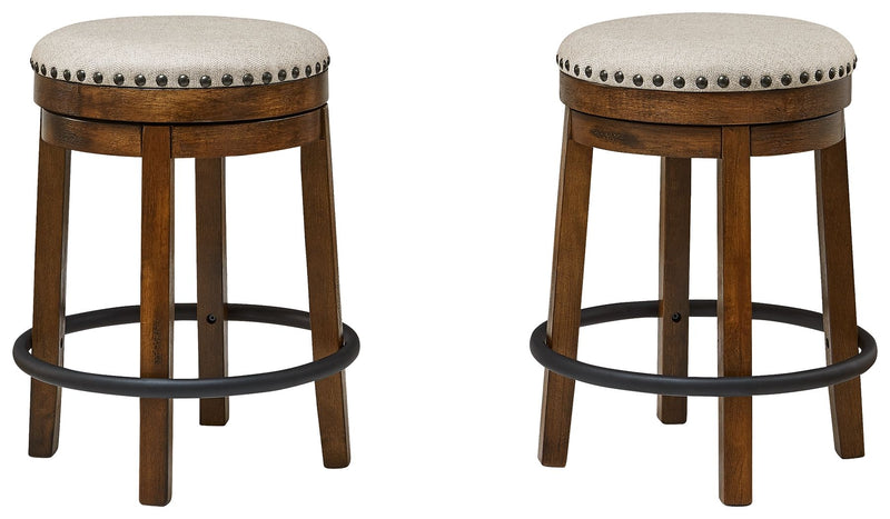 Valebeck - Upholstered Swivel Stool - R&R Furniture Gallery (Fountain Valley, CA)