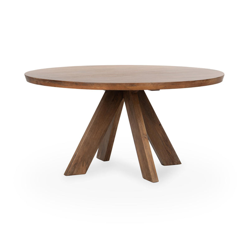 Rodrigo - Round Dining Table - Hickory Brown - R&R Furniture Gallery (Fountain Valley, CA)