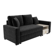 Noble House modular sofa couch with storage armrest and center console, featuring plush seating and contemporary design.
