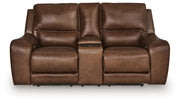 DeepWakes - Power Reclining Loveseat / Console / Adjustable Headrest - R&R Furniture Gallery (Fountain Valley, CA)