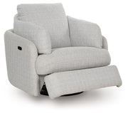 Alainmont Next-Gen Nuvella - Swivel Power Recliner - R&R Furniture Gallery (Fountain Valley, CA)