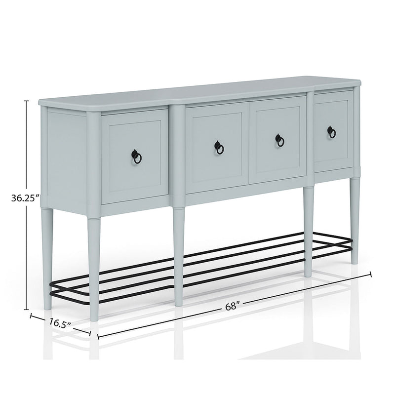 Breakfront Sideboard - Light Blue - R&R Furniture Gallery (Fountain Valley, CA)