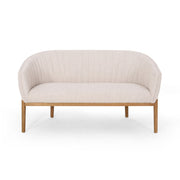Mid Century Modern Loveseat With Channel Stitched Backrest - R&R Furniture Gallery (Fountain Valley, CA)