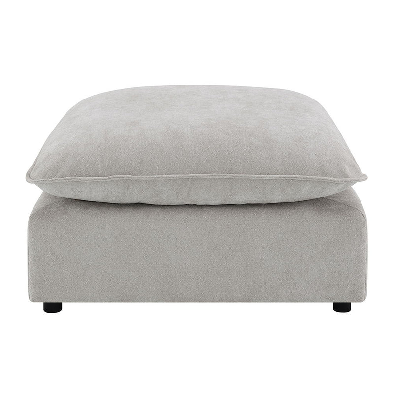 Marisa - Modular Ottoman - Beige Boucle - R&R Furniture Gallery (Fountain Valley, CA)