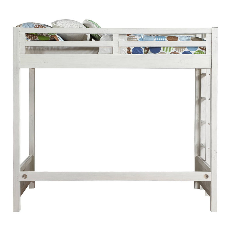Celerina - Twin Loft Bed - Weathered White - R&R Furniture Gallery (Fountain Valley, CA)