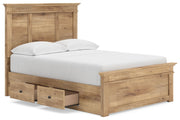 Makidern - Panel Storage Bed With 2 Under Bed Storage Units - R&R Furniture Gallery (Fountain Valley, CA)