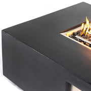 Propane / Natural Gas Fire Pit Table, 50,000 BTU - Charcoal - R&R Furniture Gallery (Fountain Valley, CA)