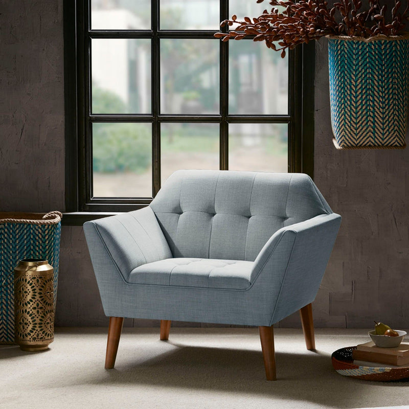 Modern Lounge Chair With Button Tufting - R&R Furniture Gallery (Fountain Valley, CA)
