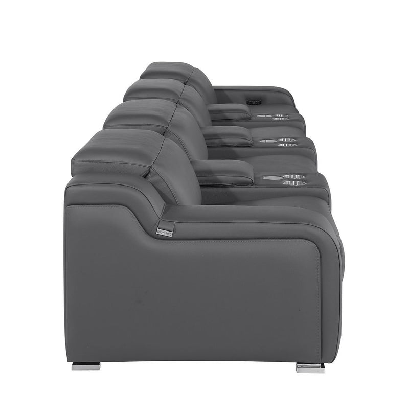 1116 - 7-Piece Modular Power Reclining Sofa In With 4 Power Recliners & Power Headrests