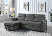 Ivy - Reversible Sleeper Sectional Sofa With Storage Chaise And Side Pocket - R&R Furniture Gallery (Fountain Valley, CA)