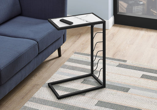 Accent Table, C - Shaped, Contemporary & Modern Convenient Design - R&R Furniture Gallery (Fountain Valley, CA)