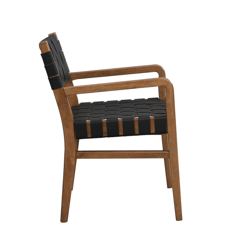 Noble House modern style upholstered dining side chair with sleek design and cushioned seat for contemporary dining rooms.