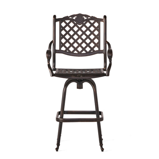 Cast Aluminum Bar Stool - Copper - R&R Furniture Gallery (Fountain Valley, CA)