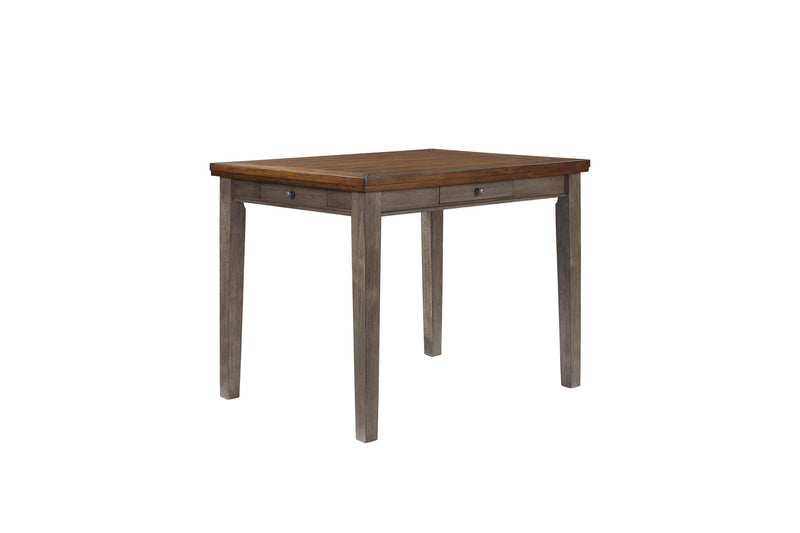 Counter Height 2 Tone 4 Drawer Dining Table - Gray - R&R Furniture Gallery (Fountain Valley, CA)