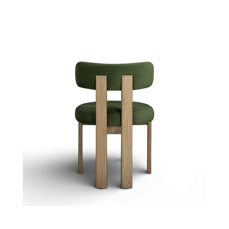 TOV Furniture Odessa counter stool with wooden legs and upholstered seat, designed for counter height dining or bar areas.