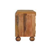 Shutter Shoe Rack With 2 Drawers - Beige - R&R Furniture Gallery (Fountain Valley, CA)