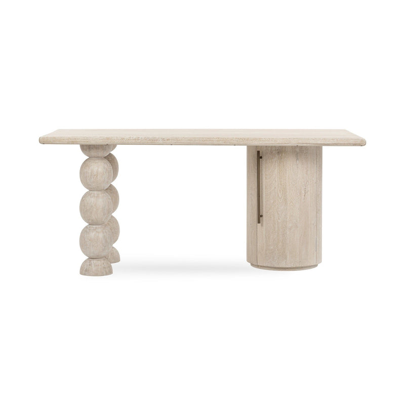 Adir - Desk - Cream - R&R Furniture Gallery (Fountain Valley, CA)