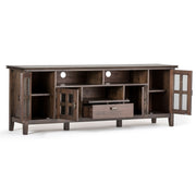 Artisan - TV Media Stand - Natural Aged Brown - R&R Furniture Gallery (Fountain Valley, CA)