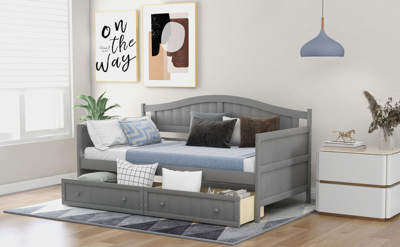 Wooden Daybed, Sofa Bed, No Box Spring Needed - R&R Furniture Gallery (Fountain Valley, CA)
