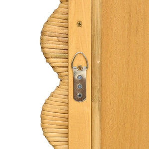 Bama - Rattan Long Wall Mirror - Natural - R&R Furniture Gallery (Fountain Valley, CA)