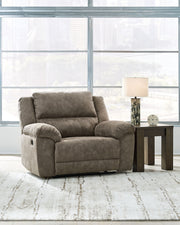 Laresview - Zero Wall Wide Seat Recliner - Fossil - R&R Furniture Gallery (Fountain Valley, CA)