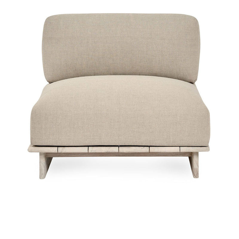 Livia - Outdoor Armless Chair - Taupe - R&R Furniture Gallery (Fountain Valley, CA)