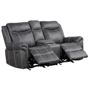 Zubaida - Loveseat w/USB Dock & Console (Glider & Motion) - R&R Furniture Gallery (Fountain Valley, CA)