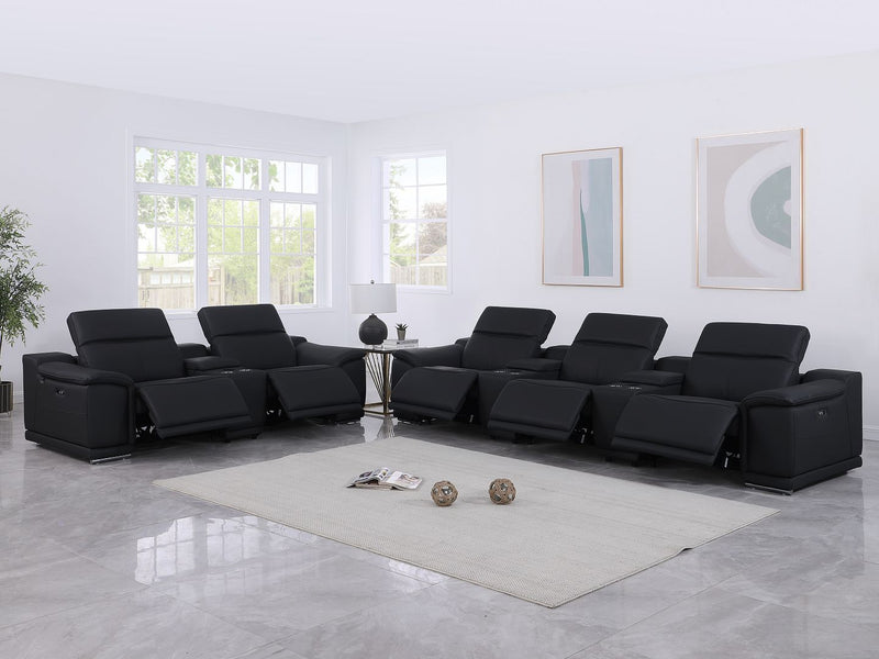 9762 - 8-Piece Modular Power Reclining Sofa And Console Loveseat Set With