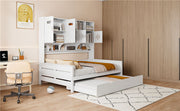 Daybed With All-In-One Cabinet And Shelf - R&R Furniture Gallery (Fountain Valley, CA)