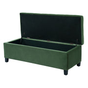 Upholstered Storage Ottoman Bench, Foot Rest For Bedroom - R&R Furniture Gallery (Fountain Valley, CA)