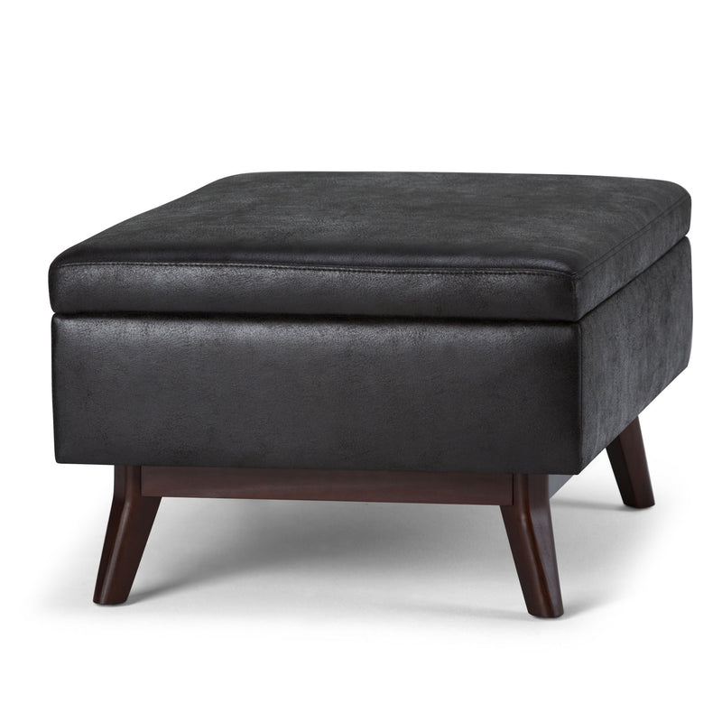 Owen - Upholstered Rectangular Storage Ottoman - R&R Furniture Gallery (Fountain Valley, CA)