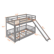 Functional Bunk Bed & Convertible Ladder And Slide - R&R Furniture Gallery (Fountain Valley, CA)