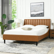 Aspen - Vertical Tufted Modern Headboard Platform Bed Set - R&R Furniture Gallery (Fountain Valley, CA)
