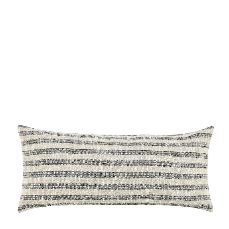 Linna - 24" x 24" Pillow - Natural / Black