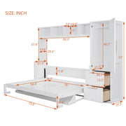 Space Saving Murphy Wall Bed With Closet And Drawers - R&R Furniture Gallery (Fountain Valley, CA)