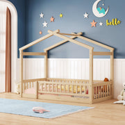 Bed House Bed Frame With Fence - R&R Furniture Gallery (Fountain Valley, CA)