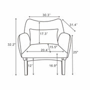 Brayden - Moder Armchair - R&R Furniture Gallery (Fountain Valley, CA)