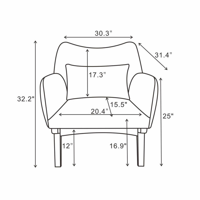 Brayden - Moder Armchair - R&R Furniture Gallery (Fountain Valley, CA)