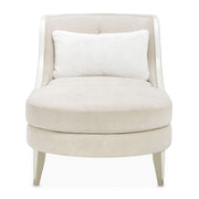 La Marisia - Chenille Chaise - Tranquil / Light Champagne - R&R Furniture Gallery (Fountain Valley, CA)