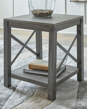 Freedan - Square End Table - Grayish Brown - R&R Furniture Gallery (Fountain Valley, CA)