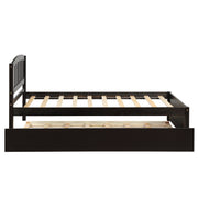 Platform Bed Wood Bed Frame With Trundle - R&R Furniture Gallery (Fountain Valley, CA)