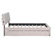 Upholstered Platform Bed With Trundle - R&R Furniture Gallery (Fountain Valley, CA)