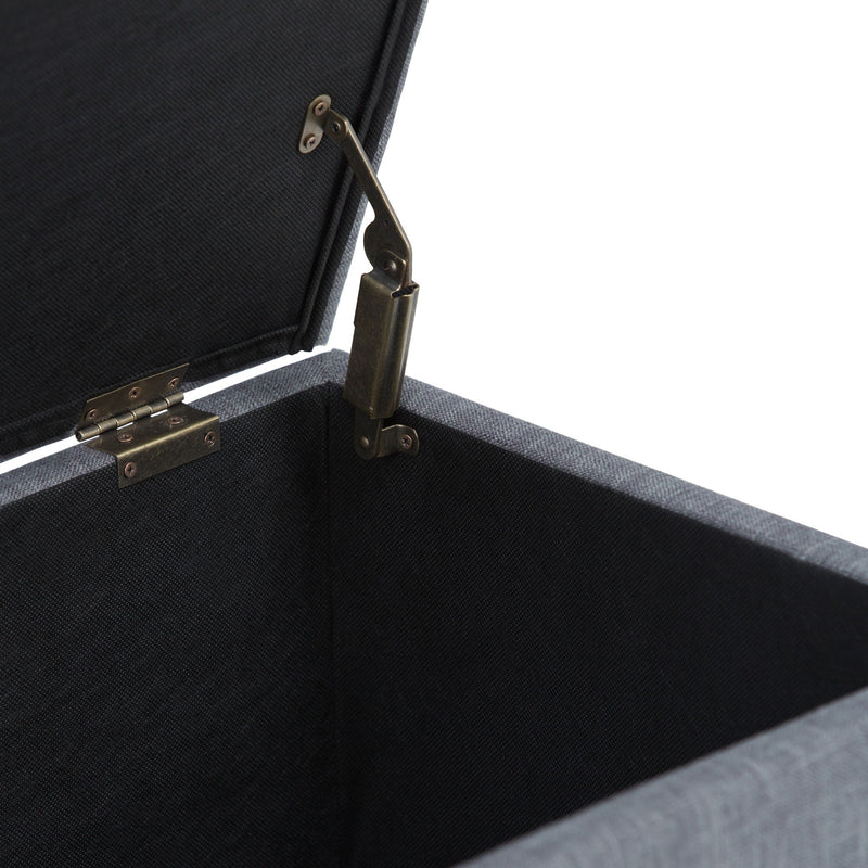 Sienna - Upholstered Storage Ottoman Bench - R&R Furniture Gallery (Fountain Valley, CA)