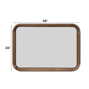 Harvey - Accent Mirror - Walnut - R&R Furniture Gallery (Fountain Valley, CA)