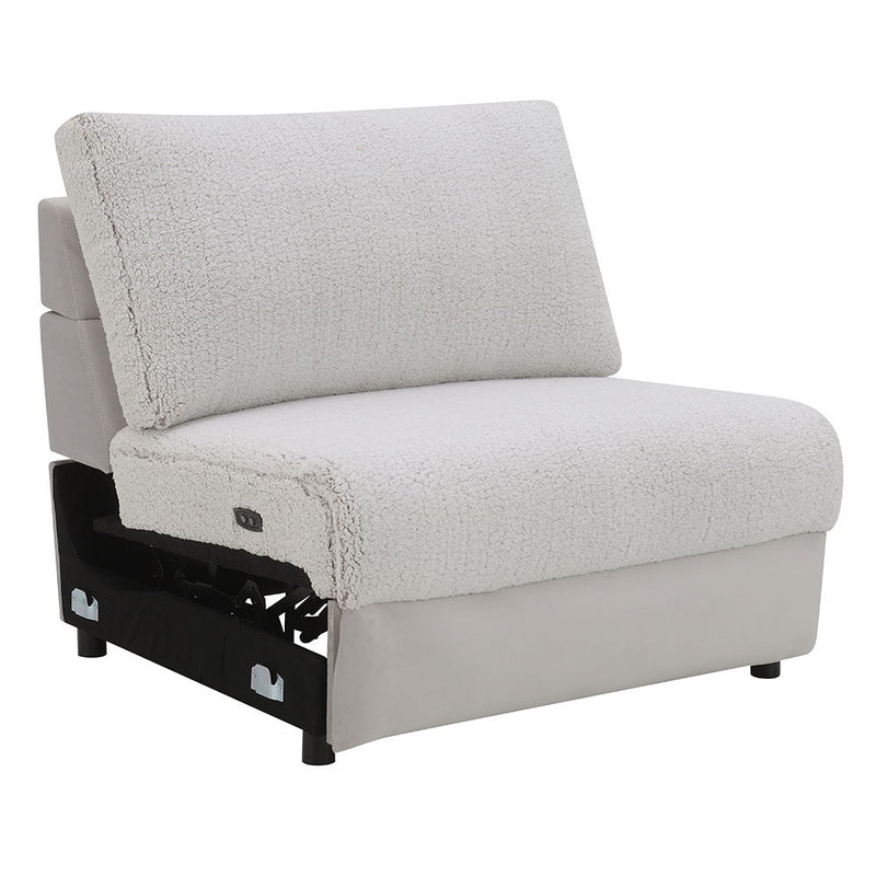 Tarrance - Modular Power Armless Recliner - Gray - R&R Furniture Gallery (Fountain Valley, CA)